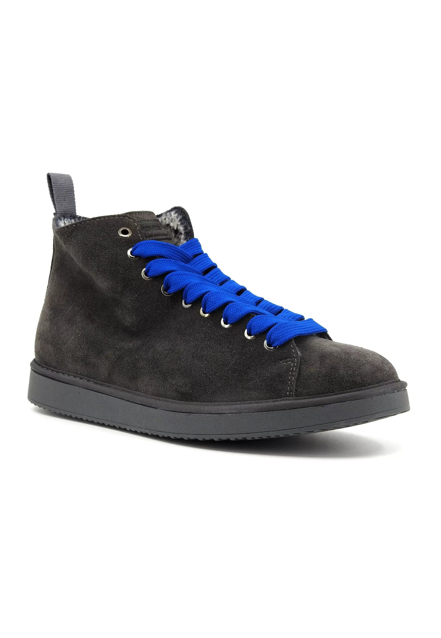 PAN CHIC Stivaletto Pelo Uomo Anthracite Elctric Blue P01M007-00332001