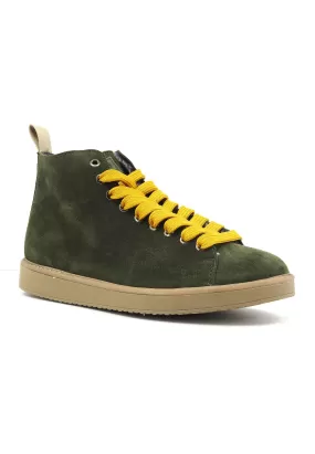 PAN CHIC Stivaletto Pelo Uomo Military Green Yellow P01M007-00332032