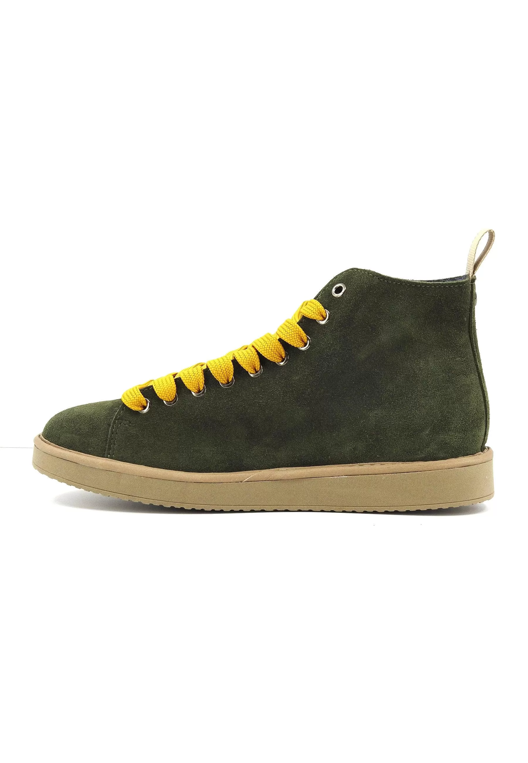 PAN CHIC Stivaletto Pelo Uomo Military Green Yellow P01M007-00332032