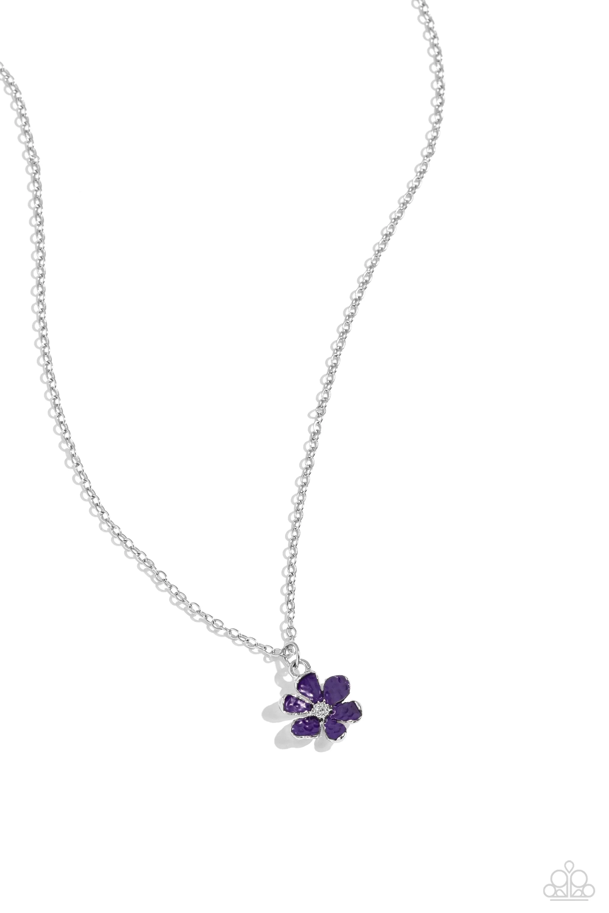 Paparazzi Cottage Retreat Purple Necklace & Earring Set