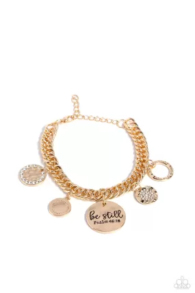 Paparazzi GLITTER and Grace Gold Bracelet