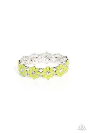 Paparazzi Hawaiian Holiday Green Bracelet