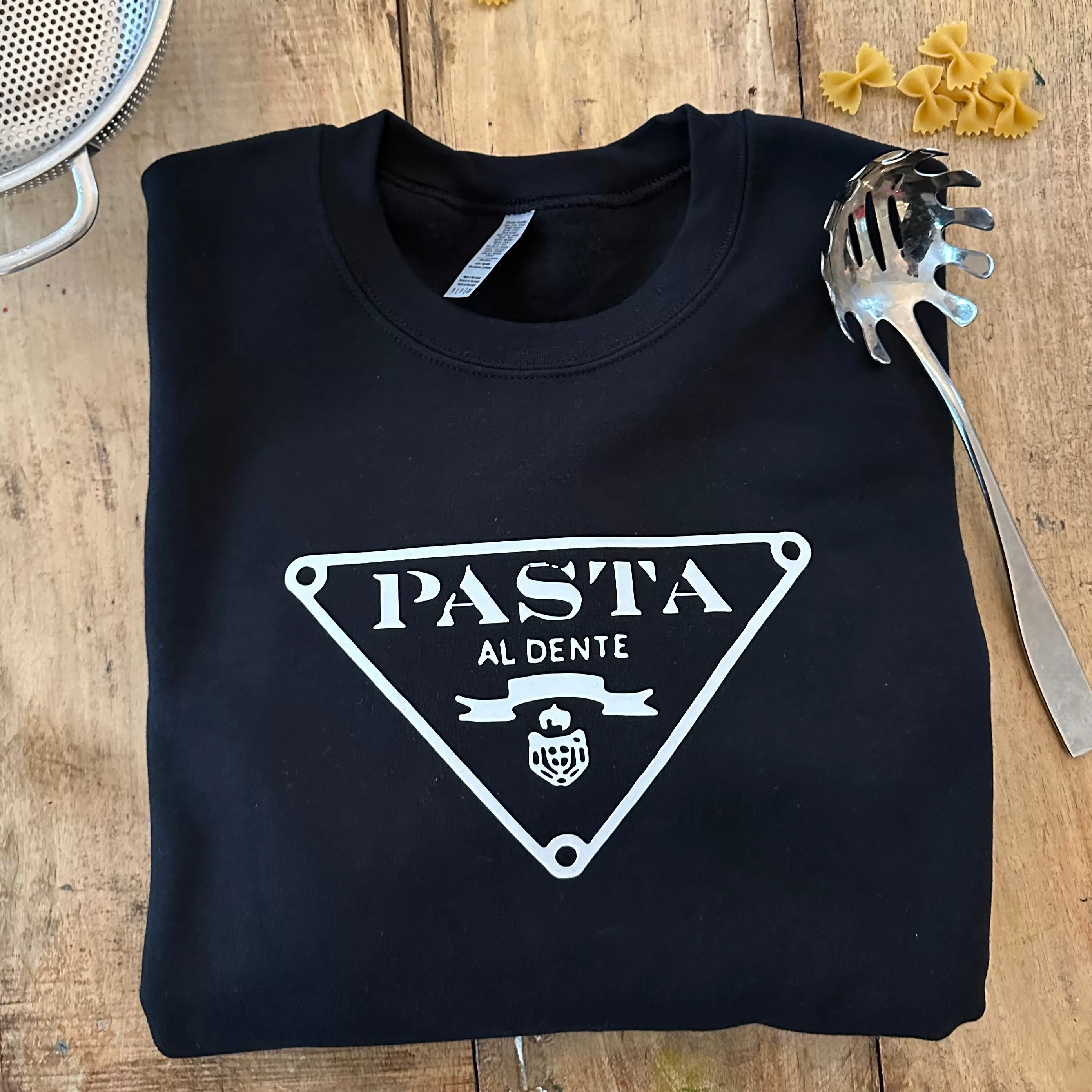 Pasta Al Dente Pullover - Black