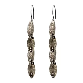 PETAL Earrings Long - Silver