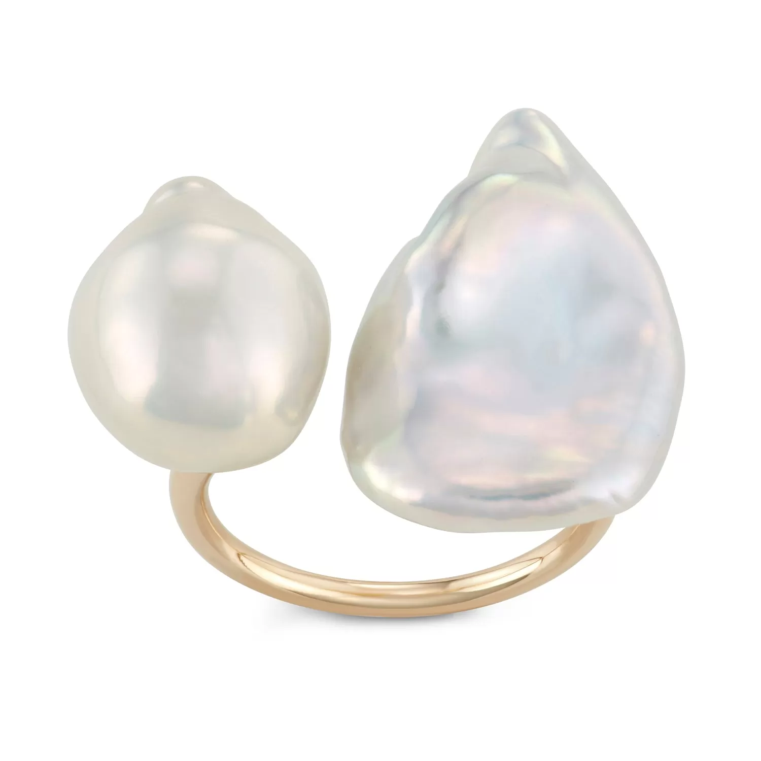 Petal Pearl Statement Ring