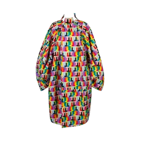 Printed Oversized Coat