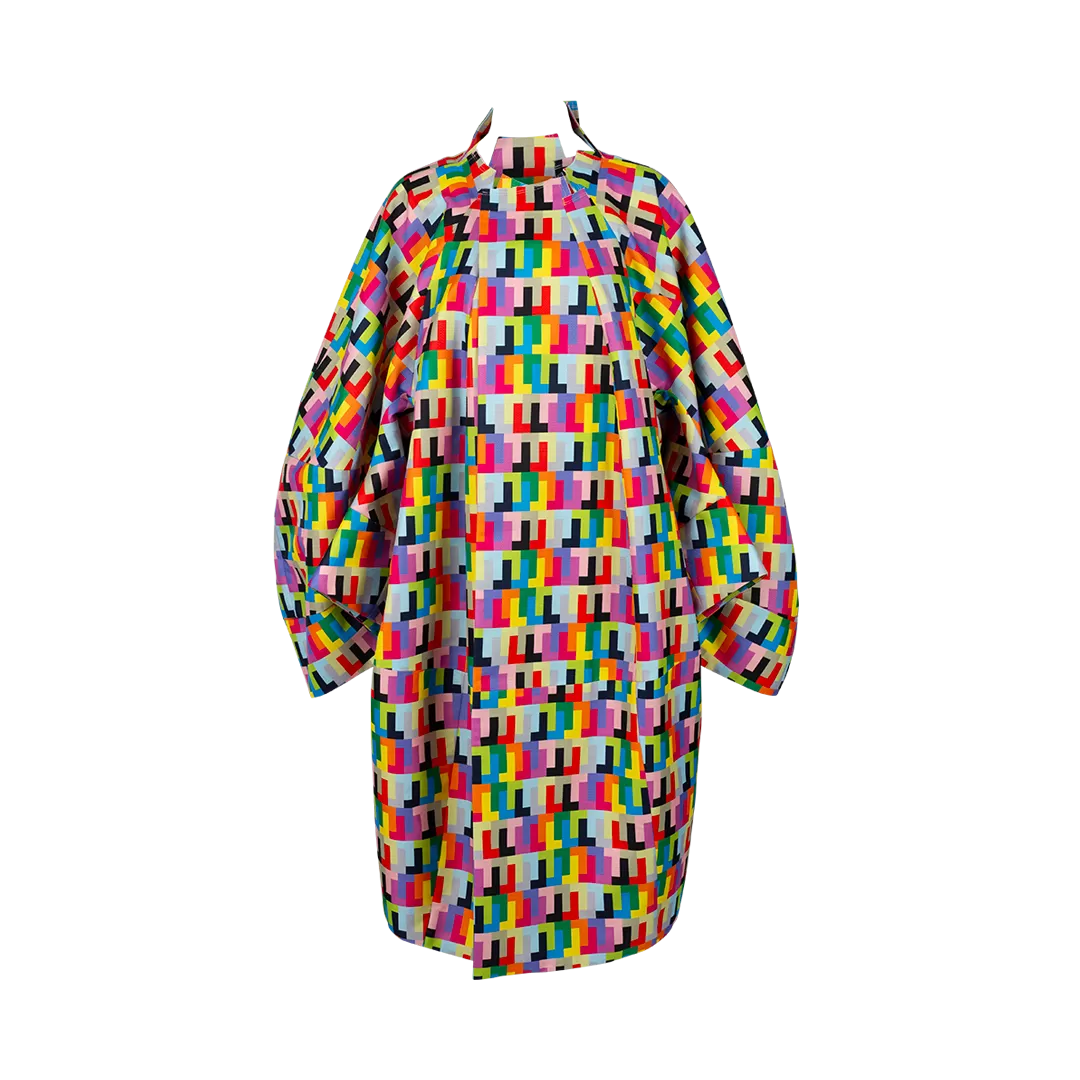 Printed Oversized Coat