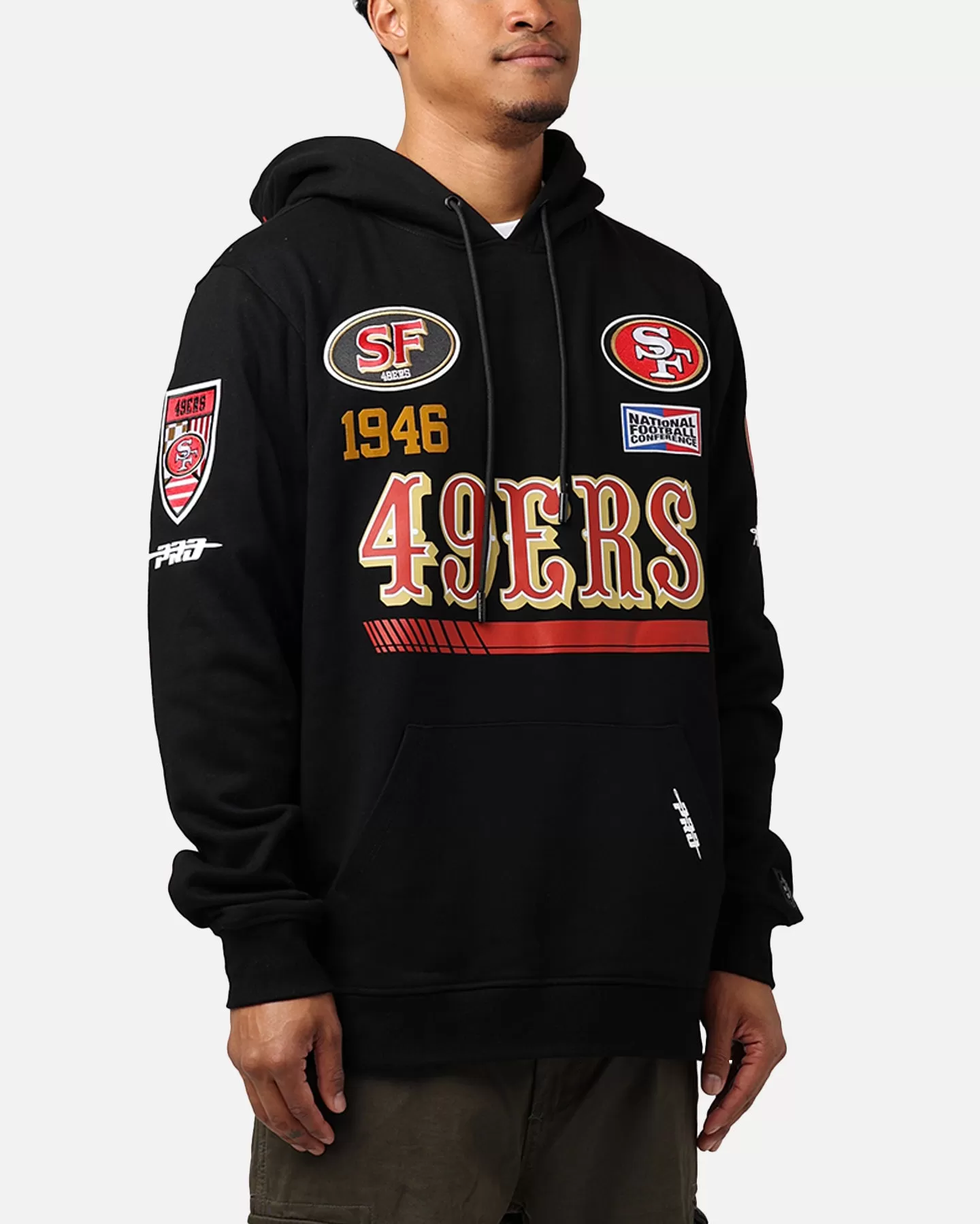 Pro Standard San Francisco 49ers Fast Lane Hoodie Black