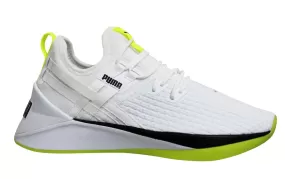 Puma Jaab XT White Yellow Mid Lace Up Womens Slip On Running Trainers 192238 09