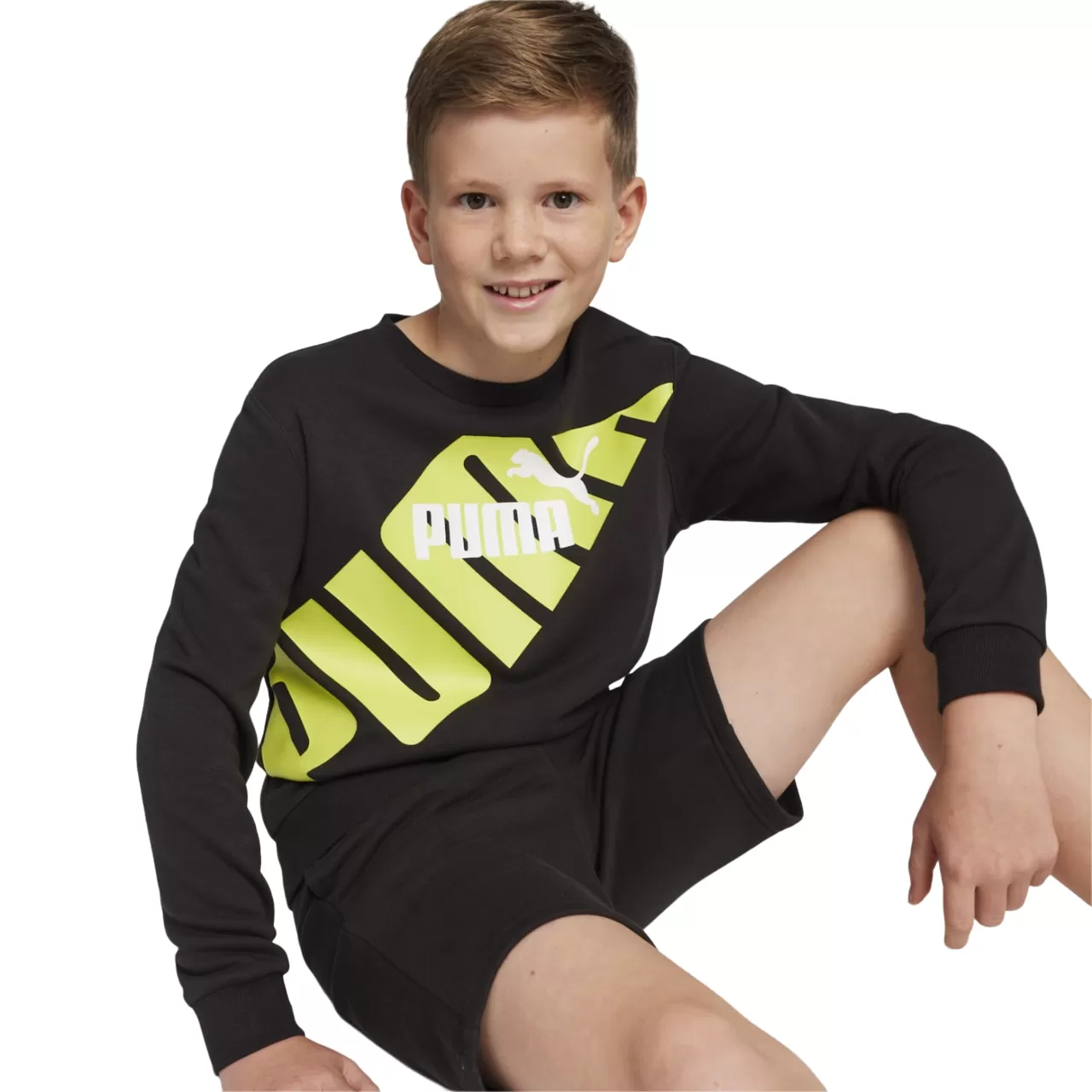 Puma Power Graphic boys crewneck sweatshirt 679255-51 black