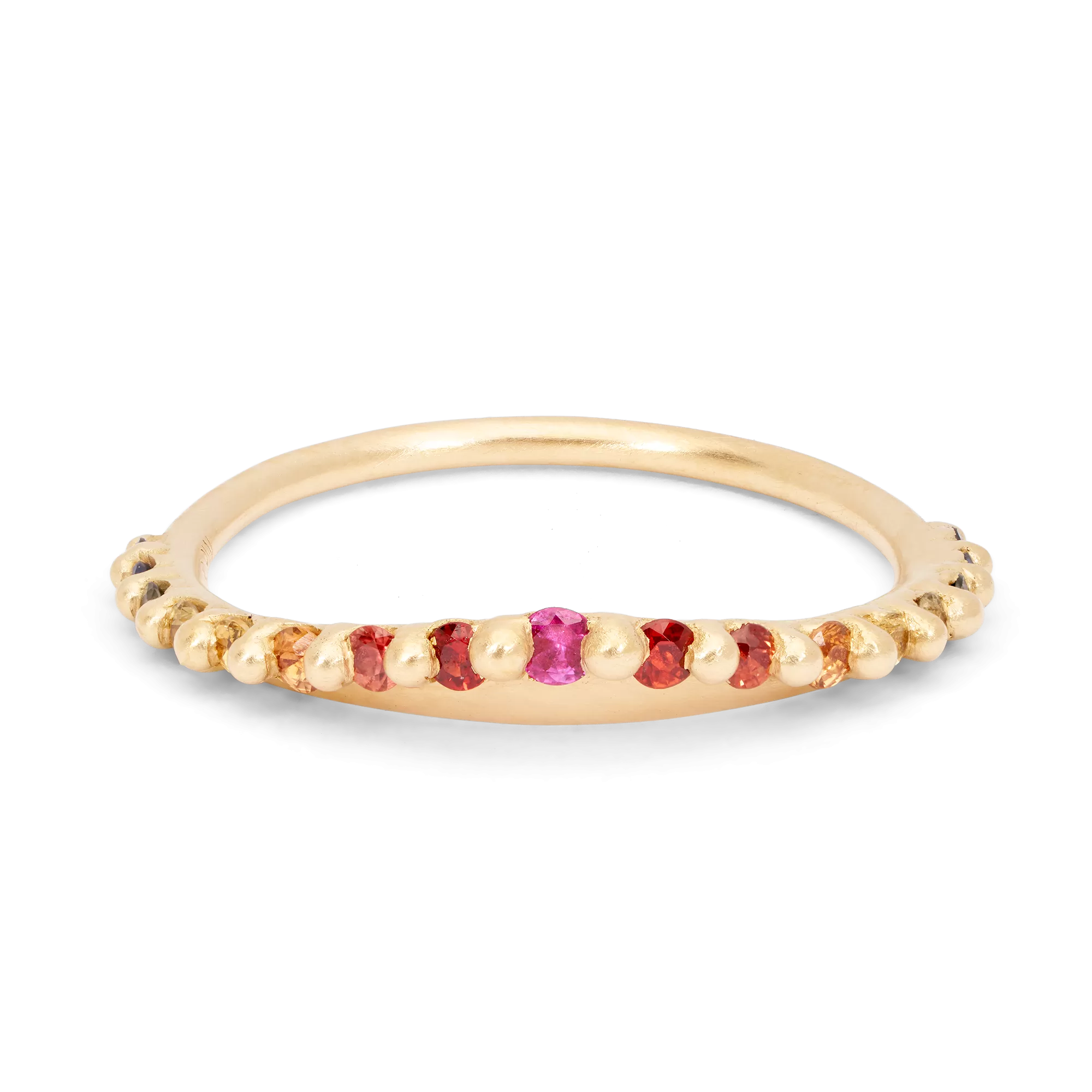 Rainbow Beatrix Petal Ring - Size 7 - 11130