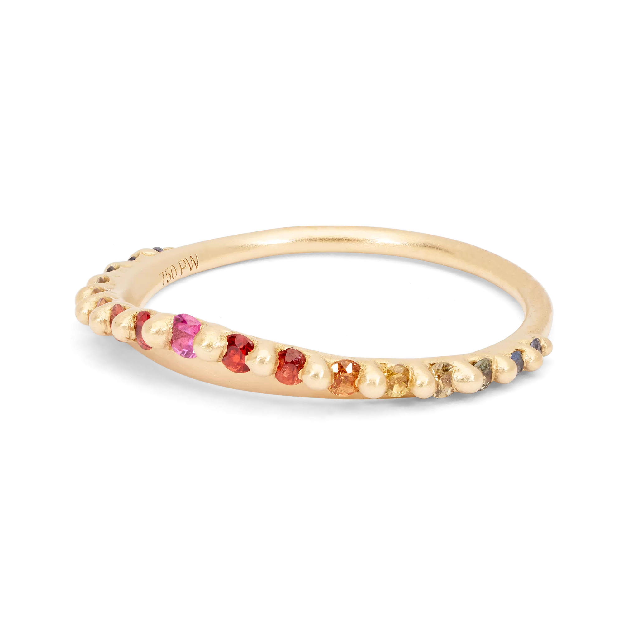 Rainbow Beatrix Petal Ring - Size 7 - 11130