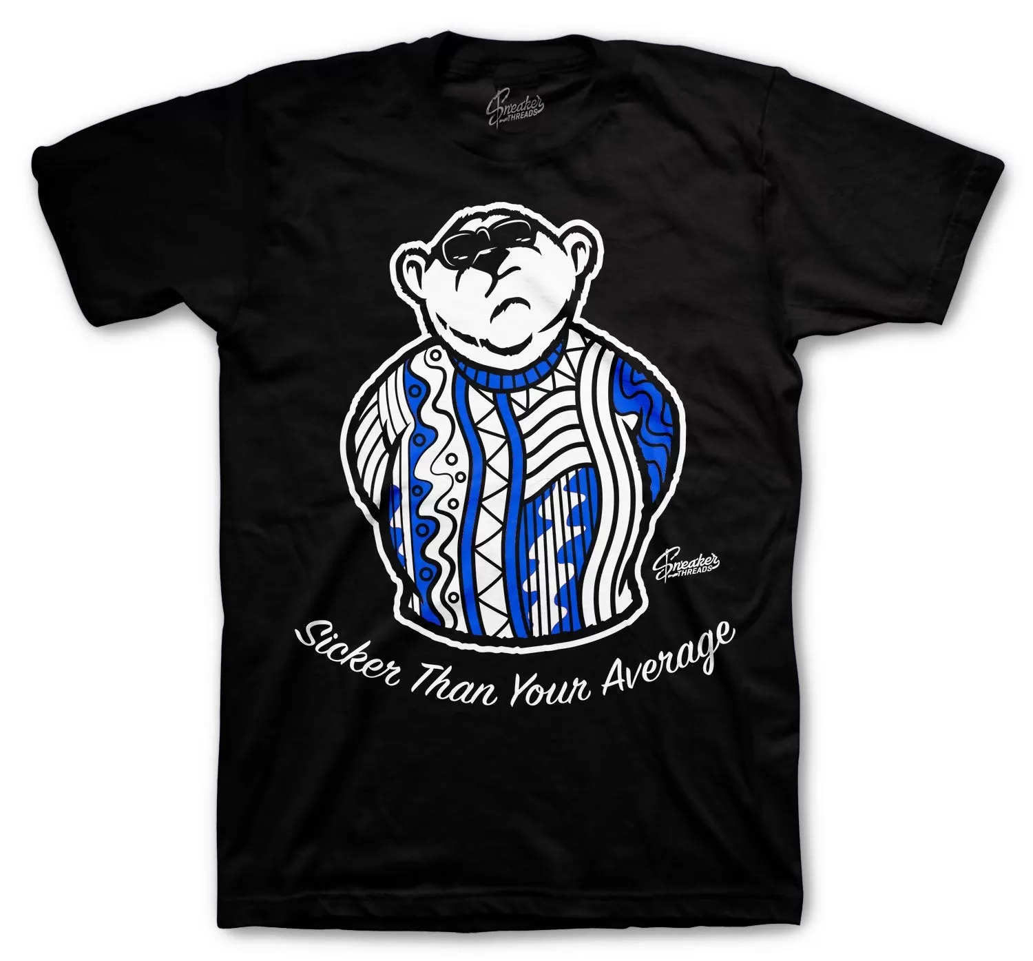 Retro 9 Racer Blue Big Bear Shirt