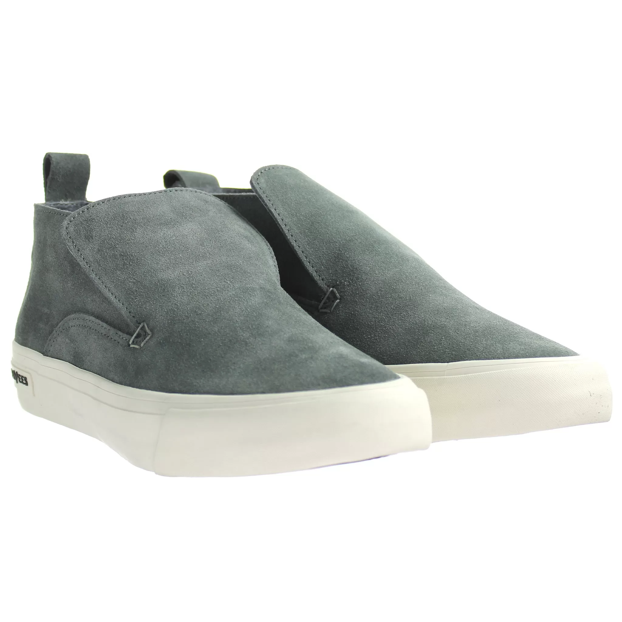 Seavees Huntington Middle Greyboard Suede Grey Womens Shoes