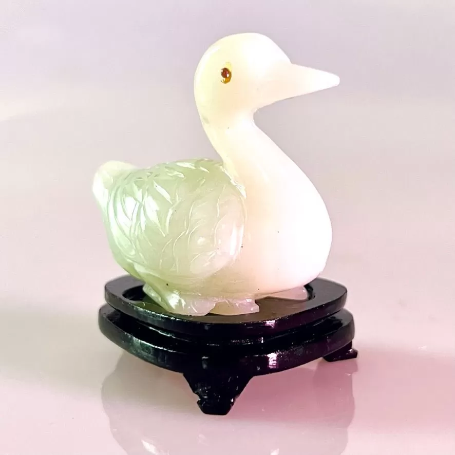 Serpentine Stone Duck