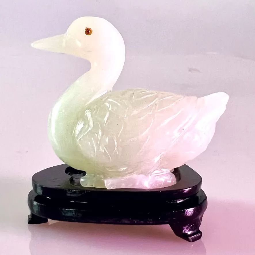 Serpentine Stone Duck