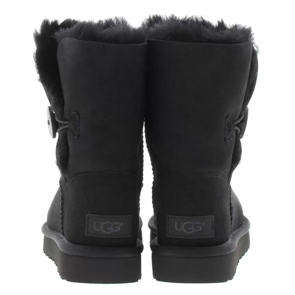 Short Bailey Button II Suede Sheepskin Women's Winter Boots