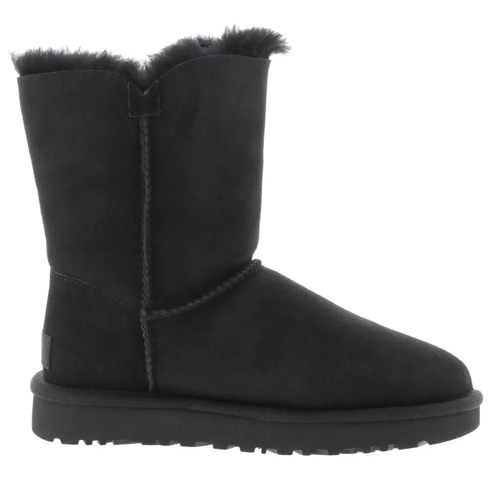 Short Bailey Button II Suede Sheepskin Women's Winter Boots