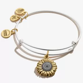 Sunflower Charm Bangle