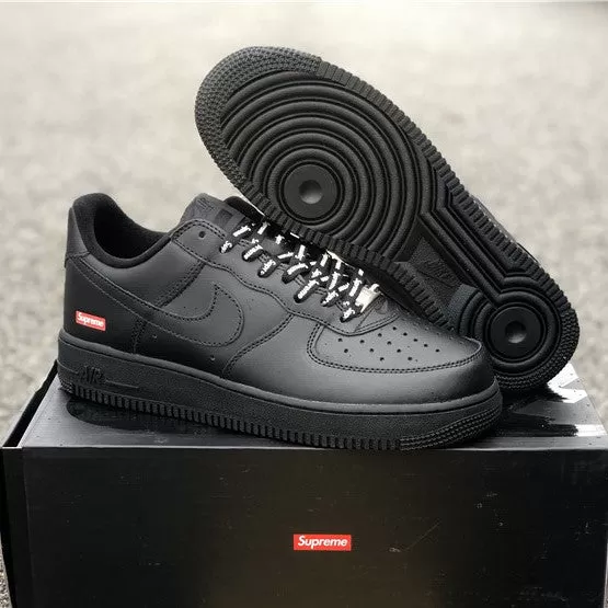 SUPREME X NIKE Air Force 1 Low Black