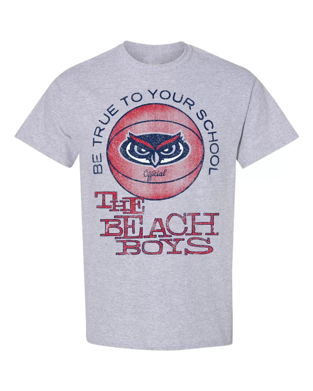 The Beach Boys Florida Atlantic University Be True To Your School Gray Tee