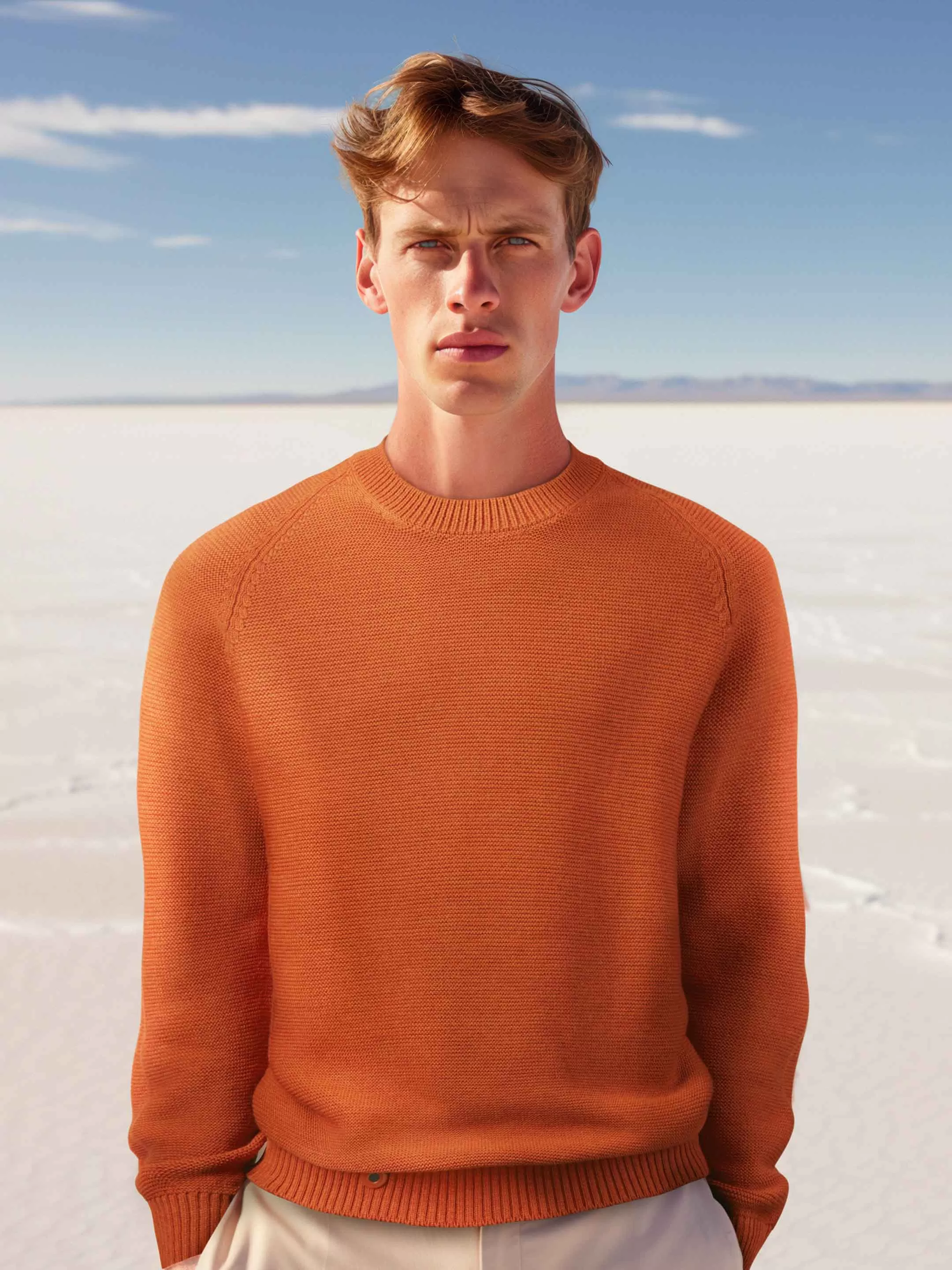 The Crewneck - Burnt Orange