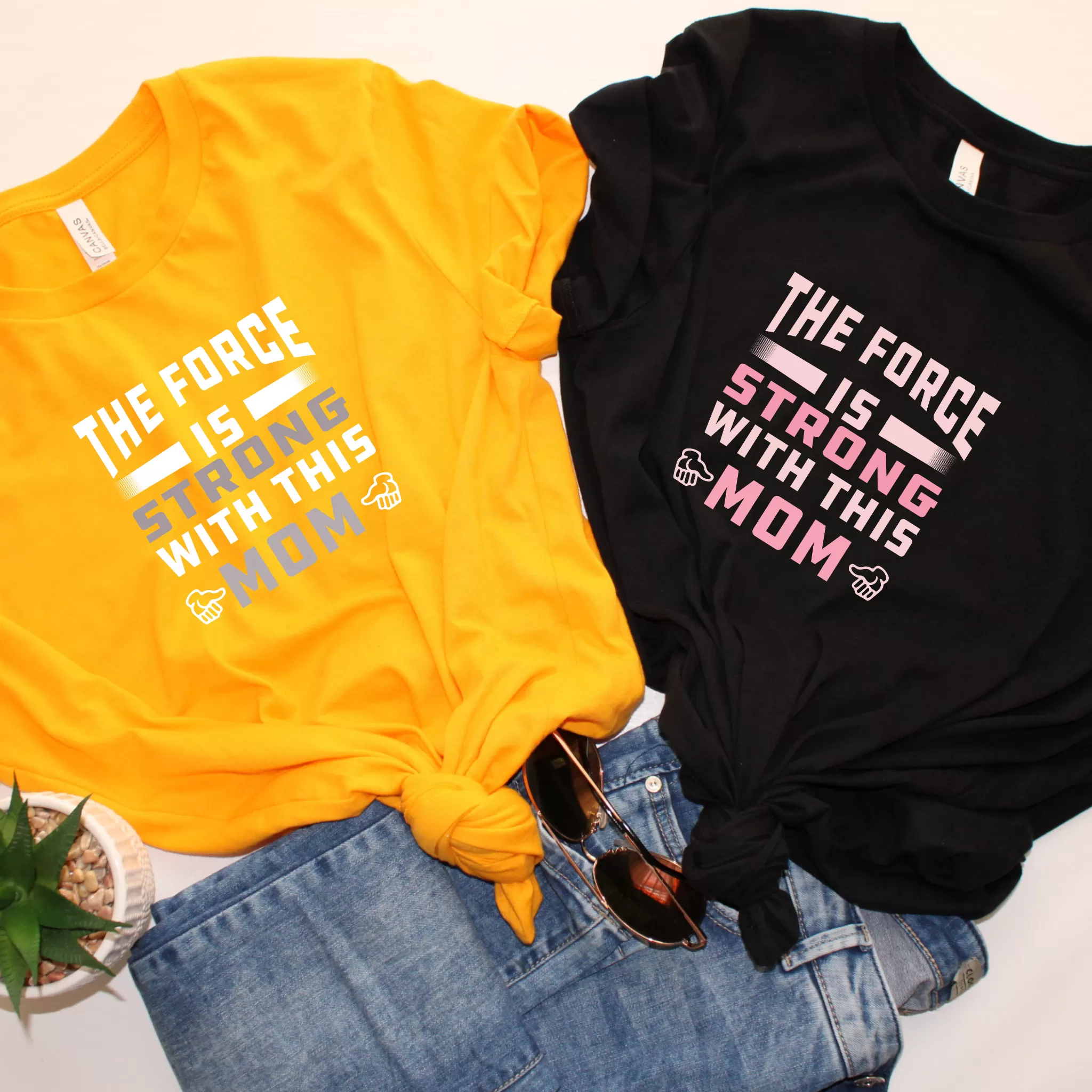 The Force is Strong with this Mom T-Shirt