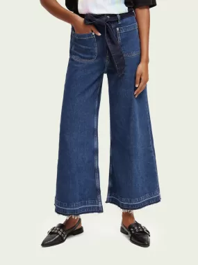 The Wave Cropped Flare Jeans