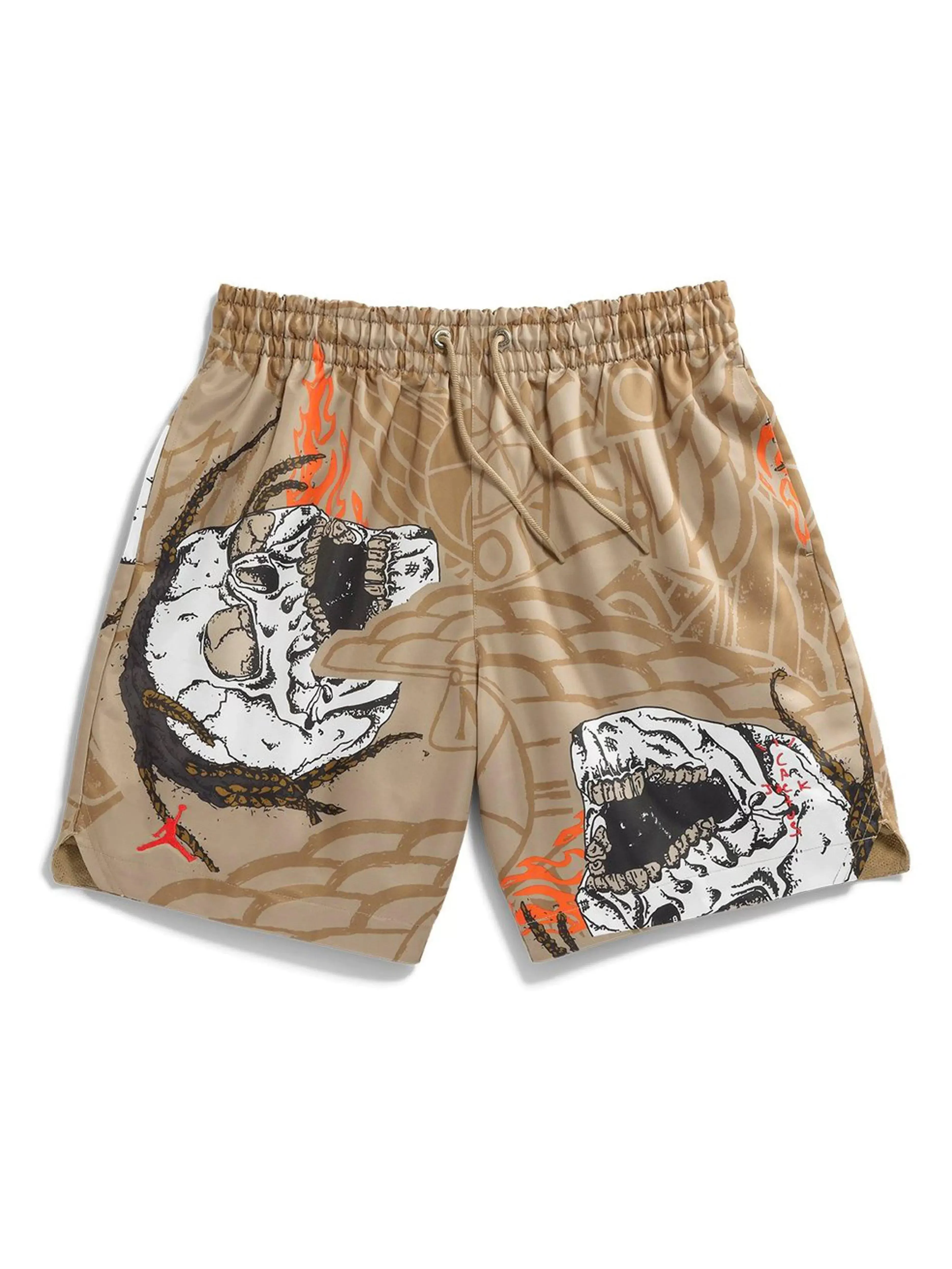 Travis Scott Cactus Jack x Jordan Pool Short Khaki