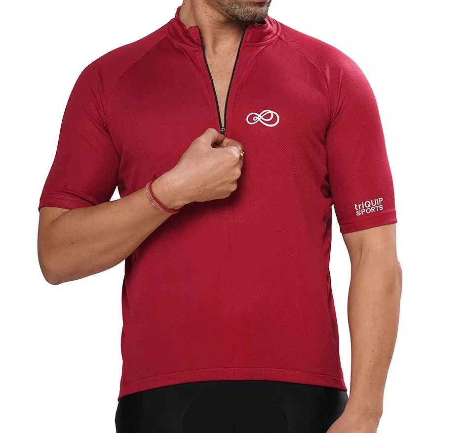 Triquip Basic Cycling Jersey Men Half Sleeves