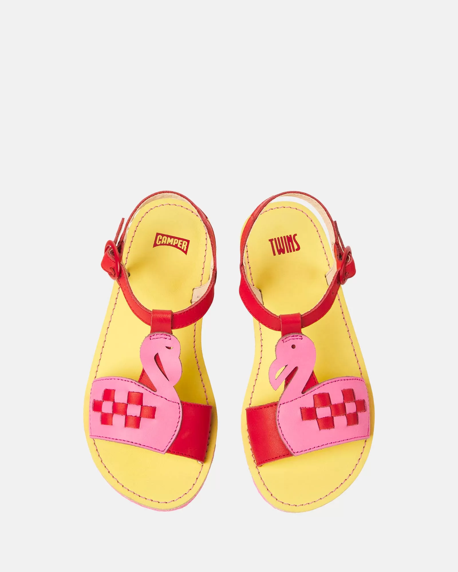 Twins Flamingo Sandal Youth Red/Pink