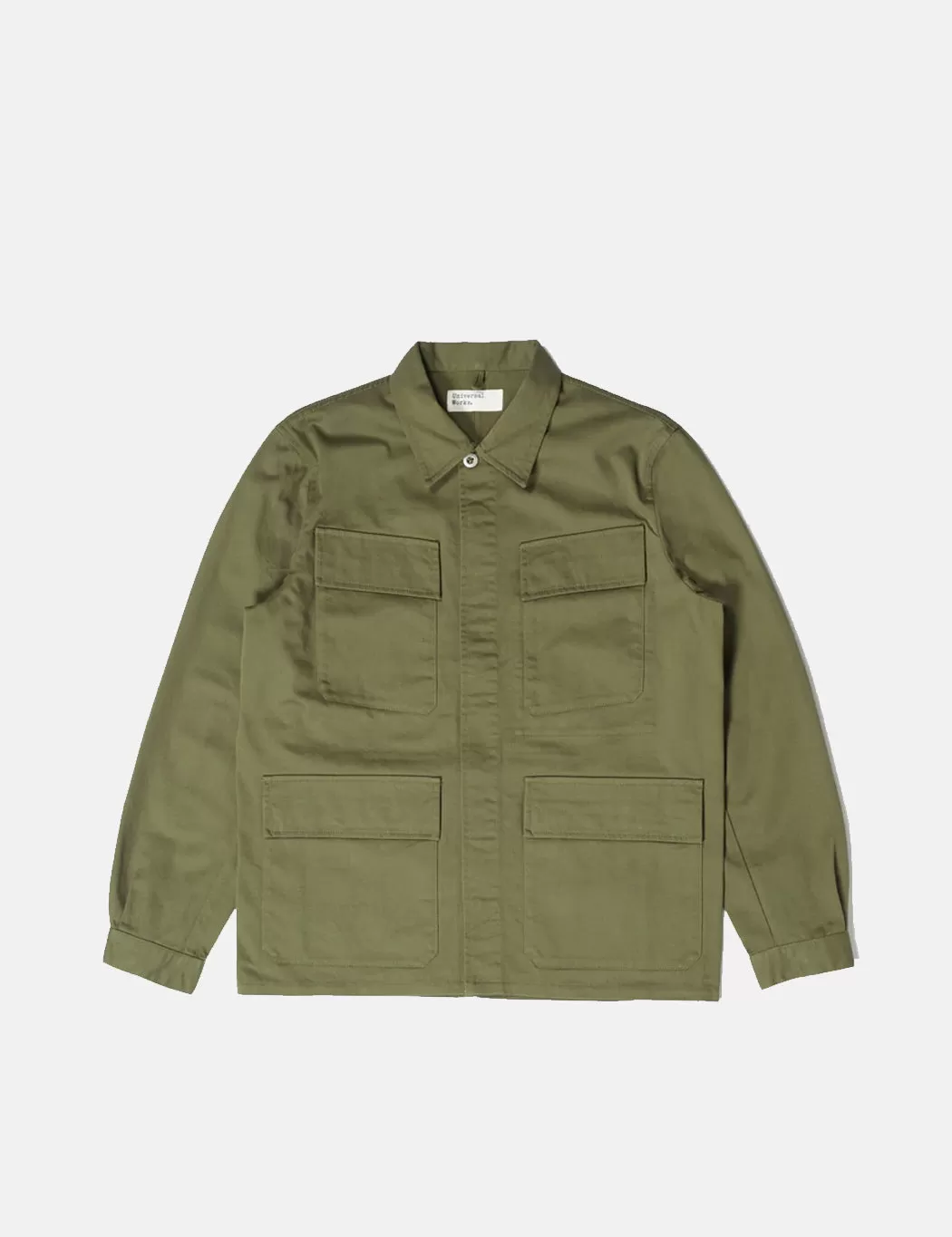 Universal Works MW Fatigue Jacket - Olive Green