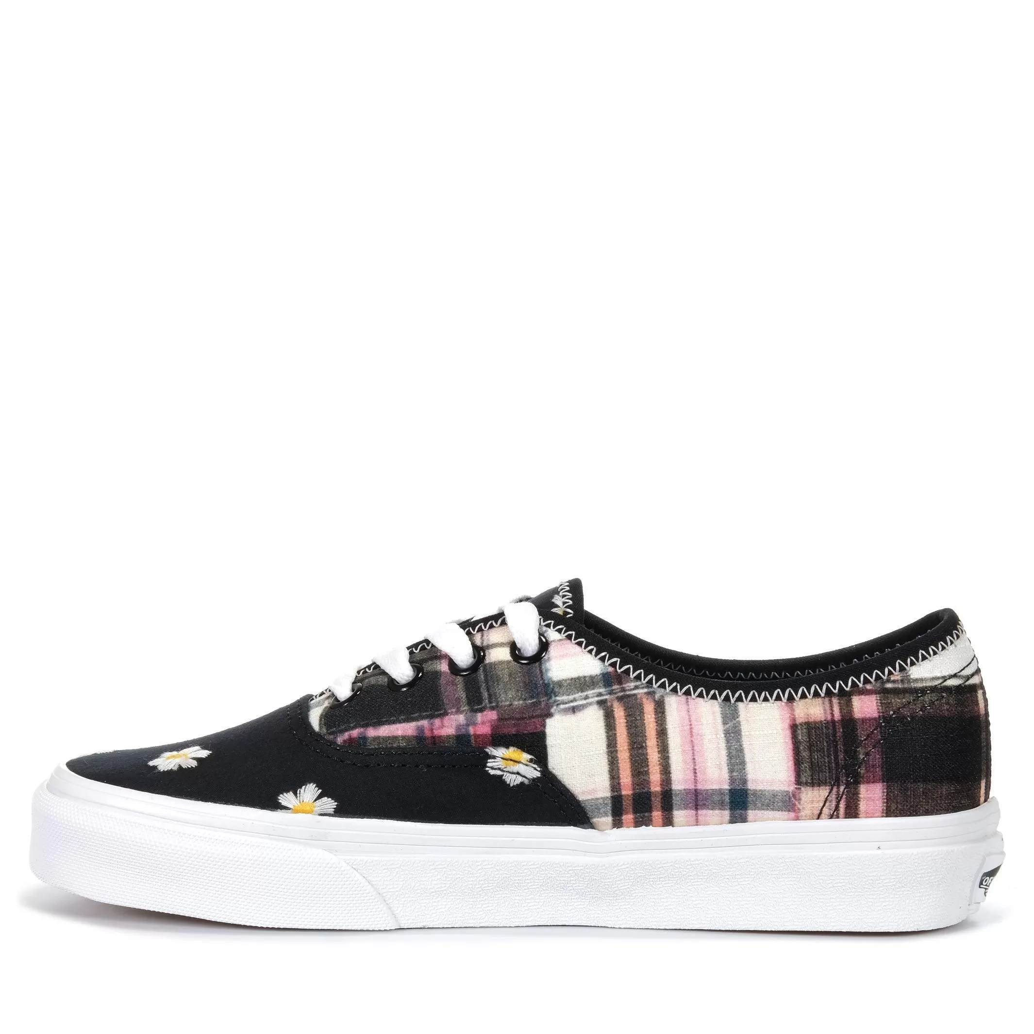 Vans Authentic Floral Plaid Patchwork