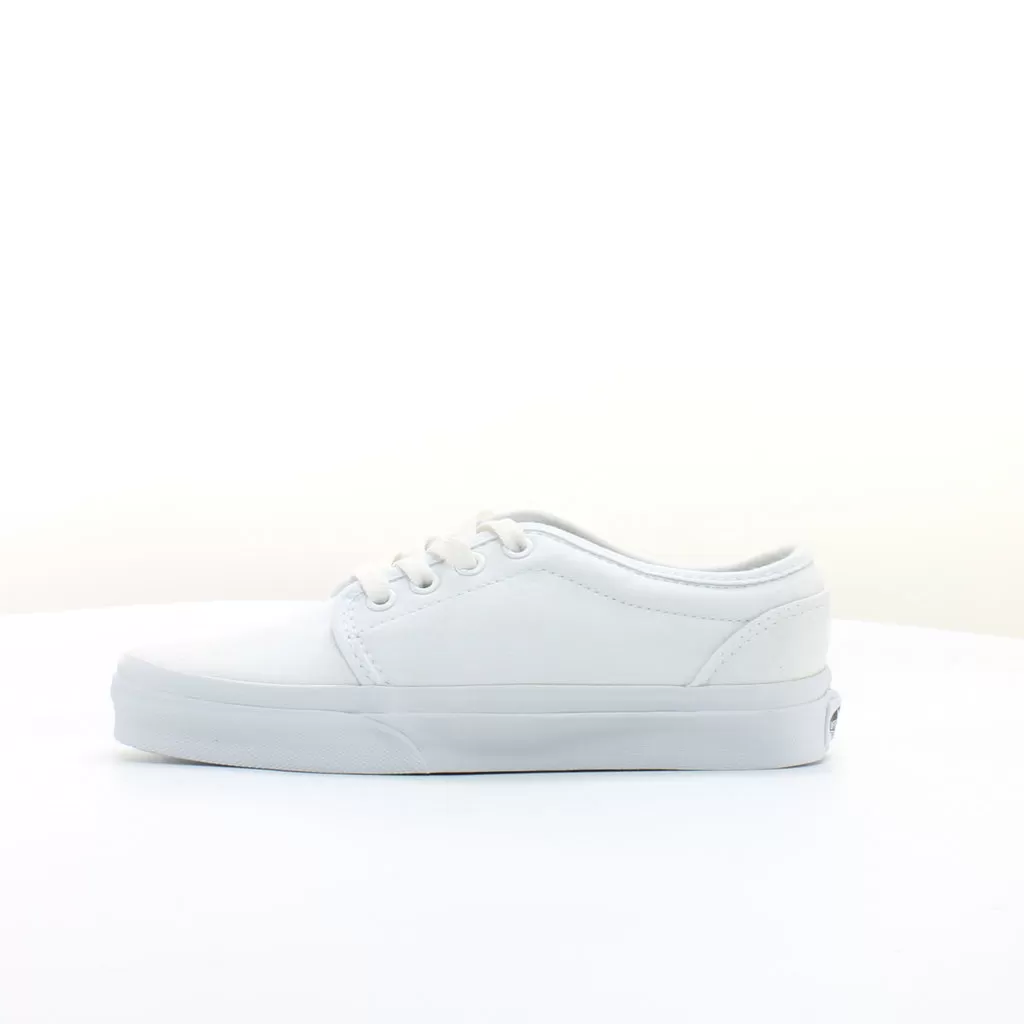 Vans Off The Wall 106 Vulcanized White Lace Up Unisex Trainers 099ZW00