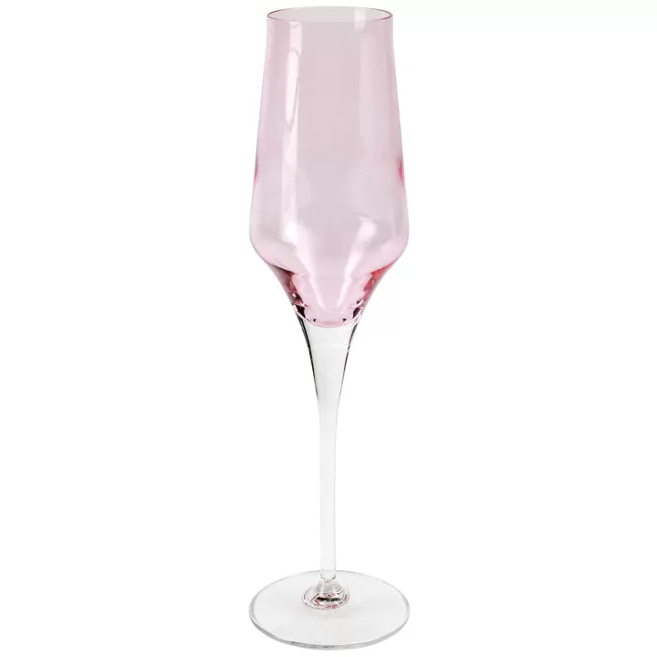 Vietri Contessa Champagne Glass - (five colors)