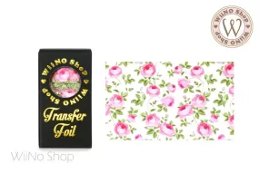 Vintage Flower Nail Transfer Foil (FL-V-08)