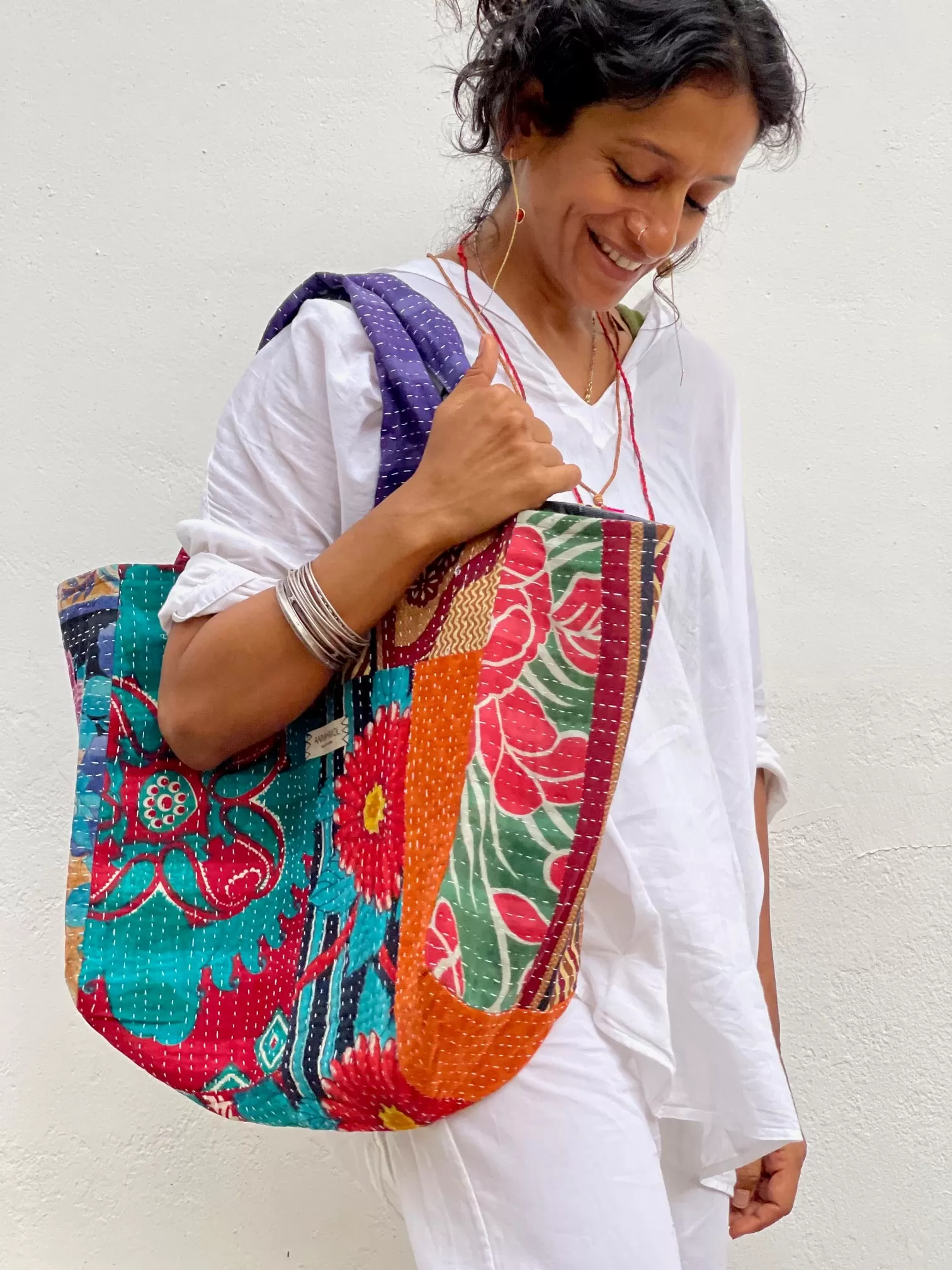 Vintage Kantha  Summer Tote