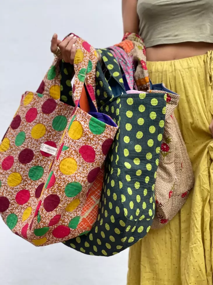 Vintage Kantha  Summer Tote