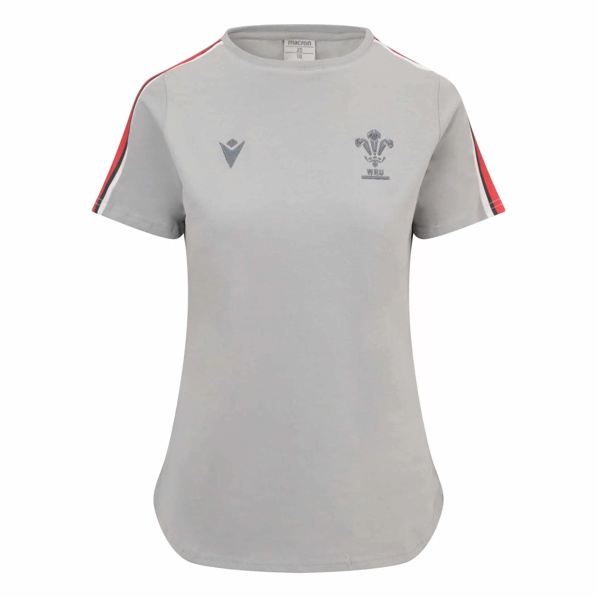 Wales Rugby Womens Travel T-Shirt 22/23 Grey