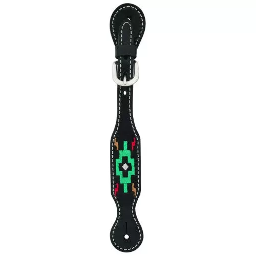 Weaver Turq Cross Black Multi Spur Strap Ladies