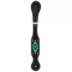 Weaver Turq Cross Black Multi Spur Strap Ladies