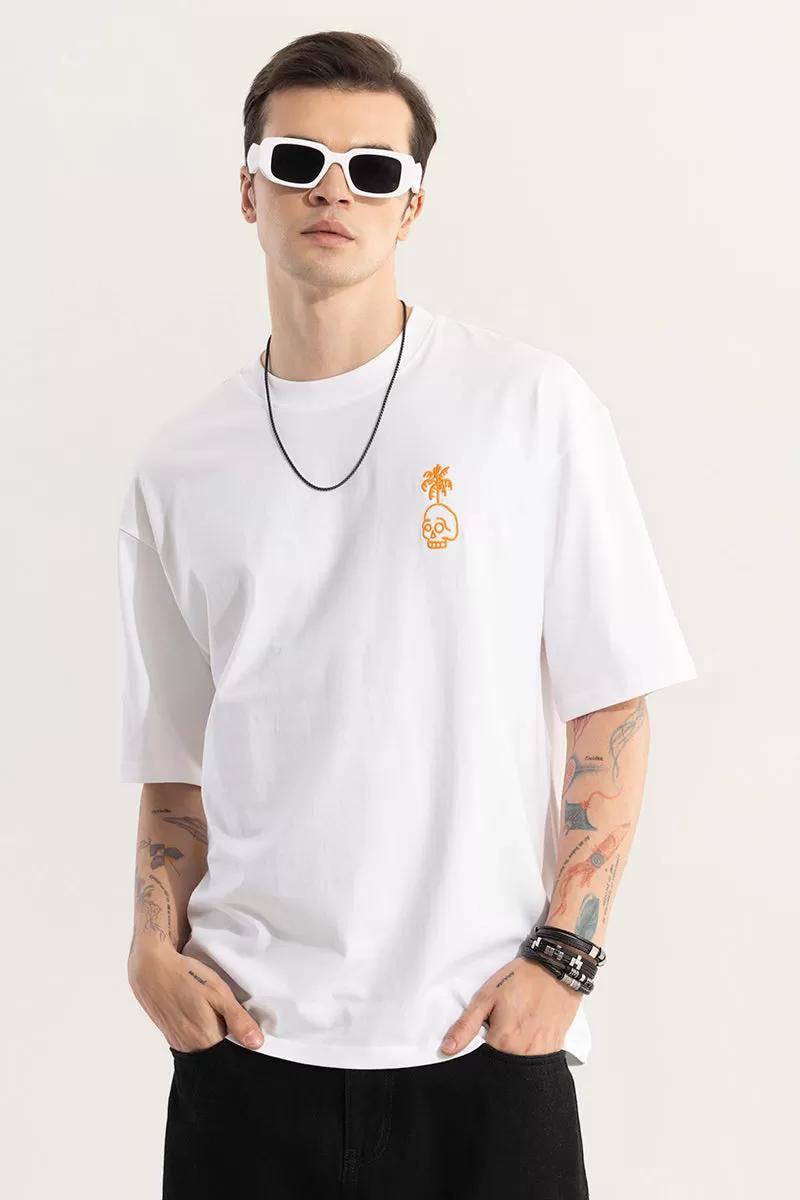 Wild Ones Never Die White Oversized T-Shirt