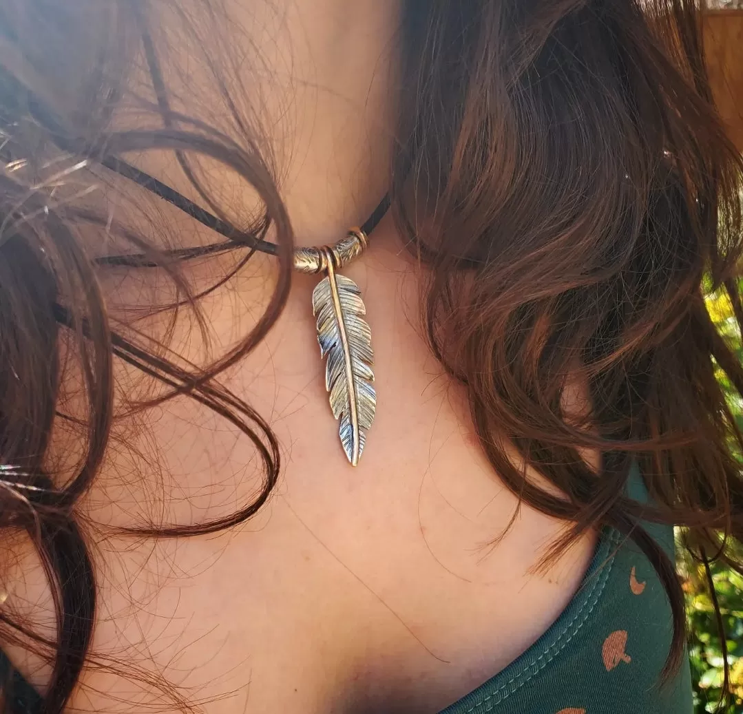 Winds of Grace Feather Necklace