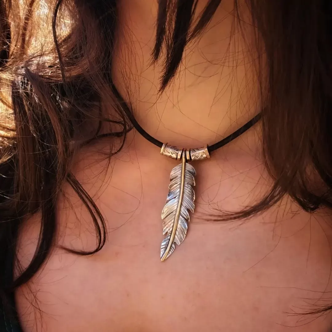 Winds of Grace Feather Necklace