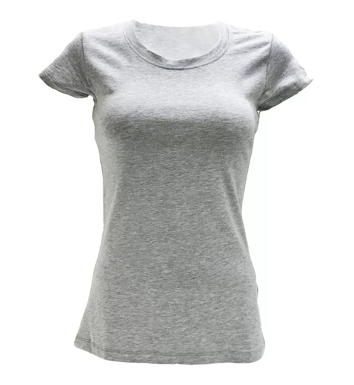 Women's Basic Plain Crew Neck T-Shirt-15 Colors ( Black ~ Yellow)