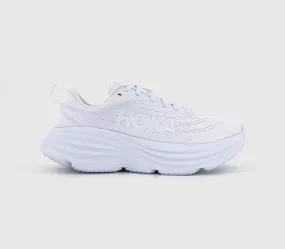 Womens Hoka Bondi 8 Trainers White White