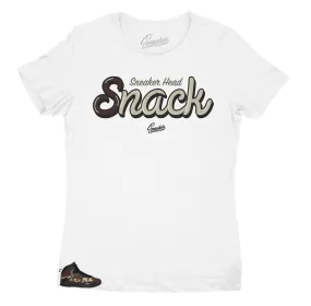 Women's Retro 10 Woodland Camo Shirt - Snack - White