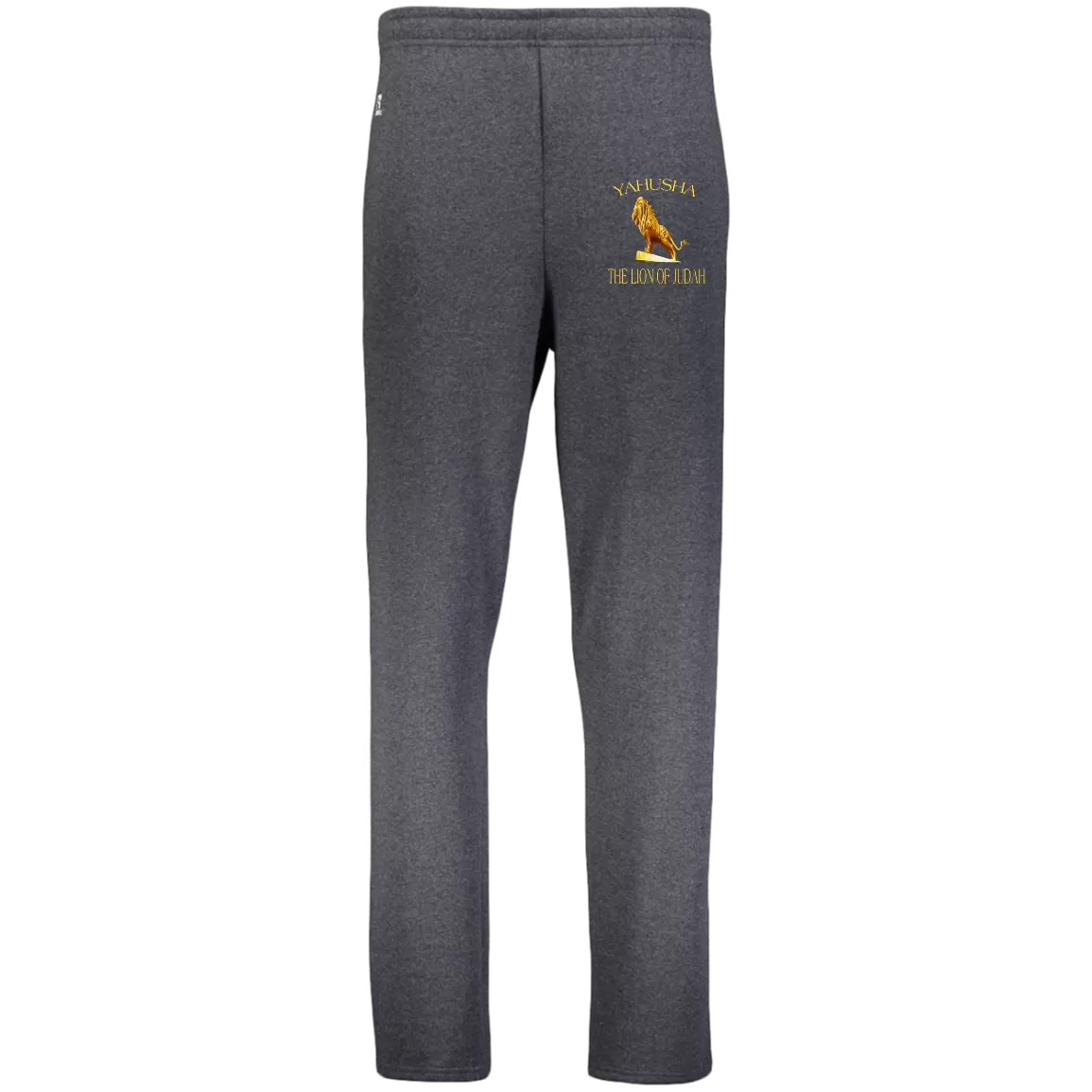 Yahusha-The Lion of Judah 01 Men's Designer Dri-Power Open Bottom Pocket Joggers (3 Colors)